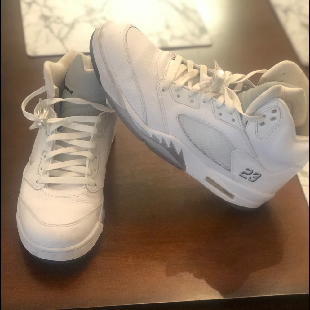 Jordan 5 Retro Metallic White (2015) 136027-130